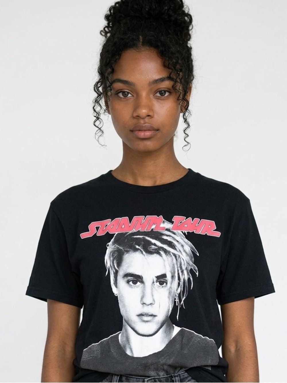 Justin Bieber Stadium Tour Team Tee Unisex Size Small